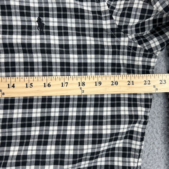 RALPH LAUREN Shirt Men's Large Tattersall Plaid Preppy Long Sleeve Button Down‎ - Picture 6 of 16
